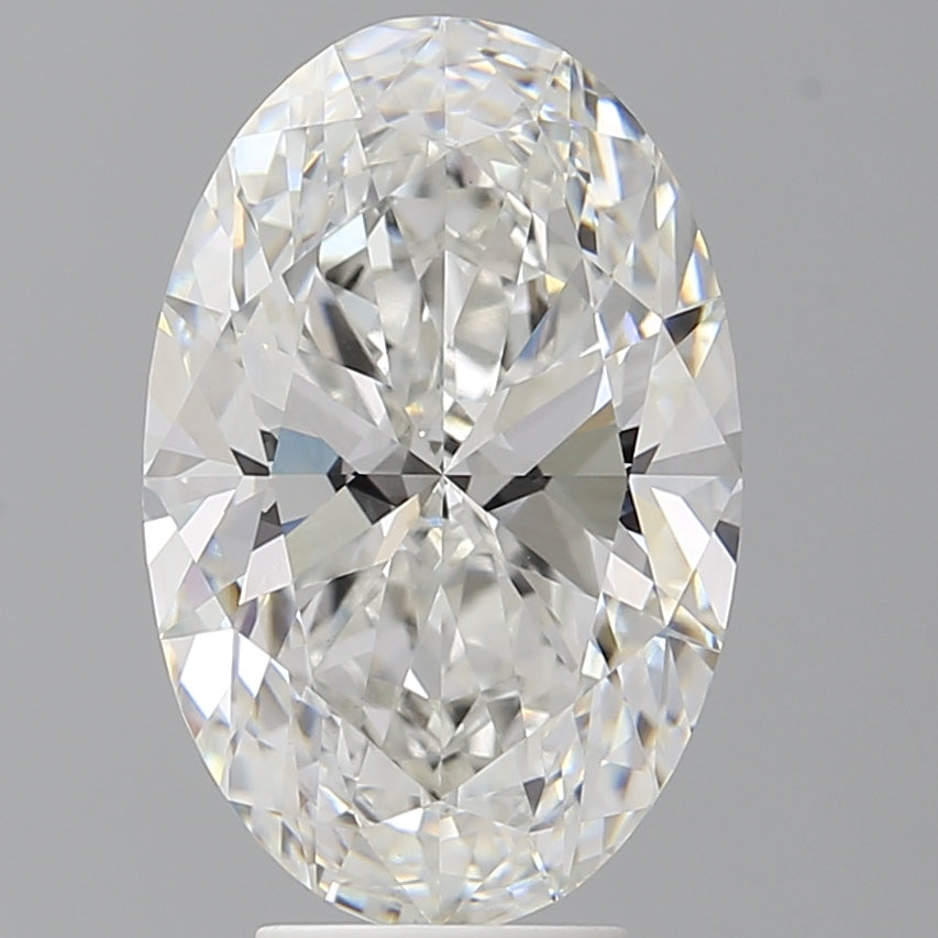 5.51 Carat Oval Shaped, Ideal Cut, E Color, VVS2 Clarity, IGI Certified Lab Grown Diamond