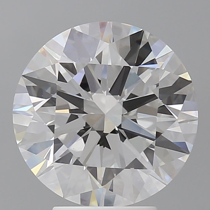 4.56 Carat Round Shaped, Ideal Cut, E Color, VVS2 Clarity, IGI Certified Lab Grown Diamond