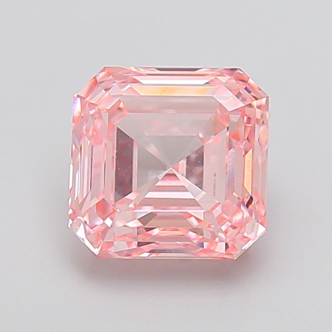 3.85 Carat Asscher Shaped, Very Good Cut, VVS2 Clarity, IGI Certified Lab Grown Diamond