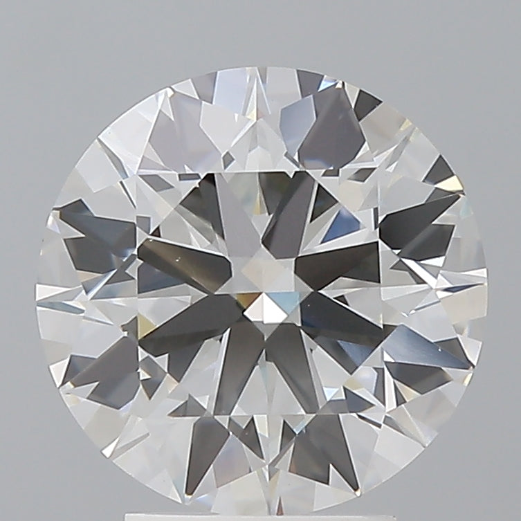 3.57 Carat Round Shaped, Ideal Cut, F Color, VVS2 Clarity, IGI Certified Lab Grown Diamond
