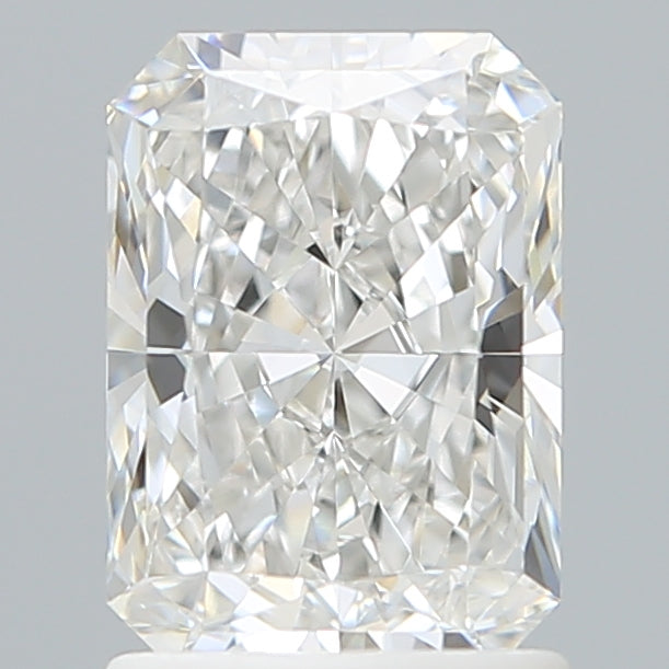 1.59 Carat Radiant Shaped, Ideal Cut, E Color, VVS2 Clarity, IGI Certified Lab Grown Diamond