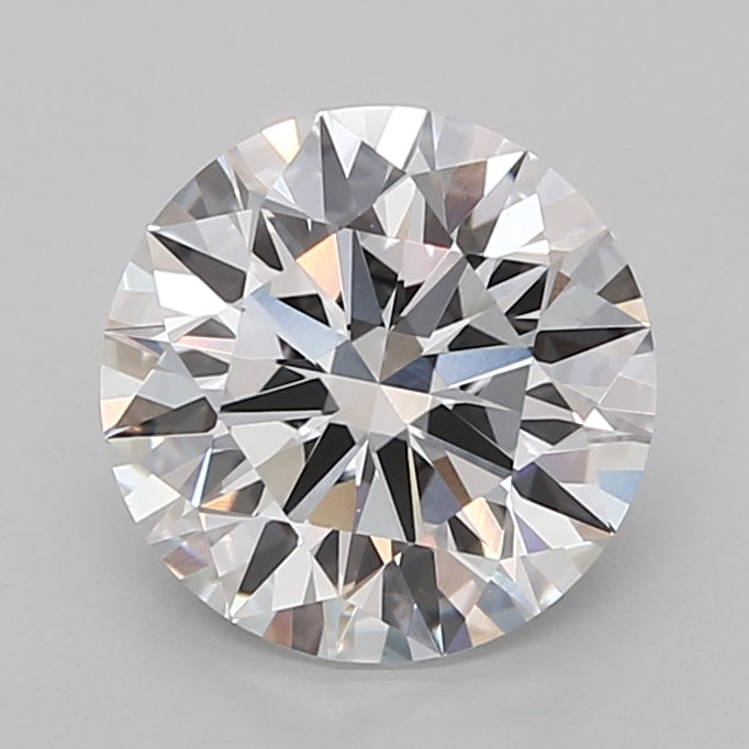 2.53 Carat Round Shaped, Ideal Cut, D Color, VVS2 Clarity, IGI Certified Lab Grown Diamond