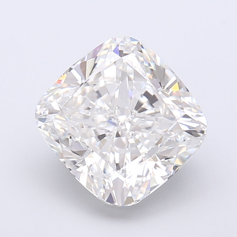 4.50 Carat Cushion Shaped, Very Good Cut, E Color, VVS2 Clarity, IGI Certified Lab Grown Diamond