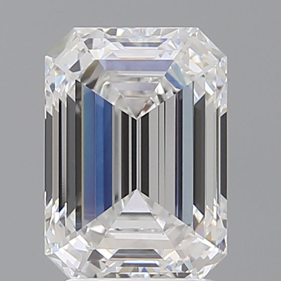 2.55 Carat Emerald Shaped, Ideal Cut, D Color, VS1 Clarity, IGI Certified Lab Grown Diamond