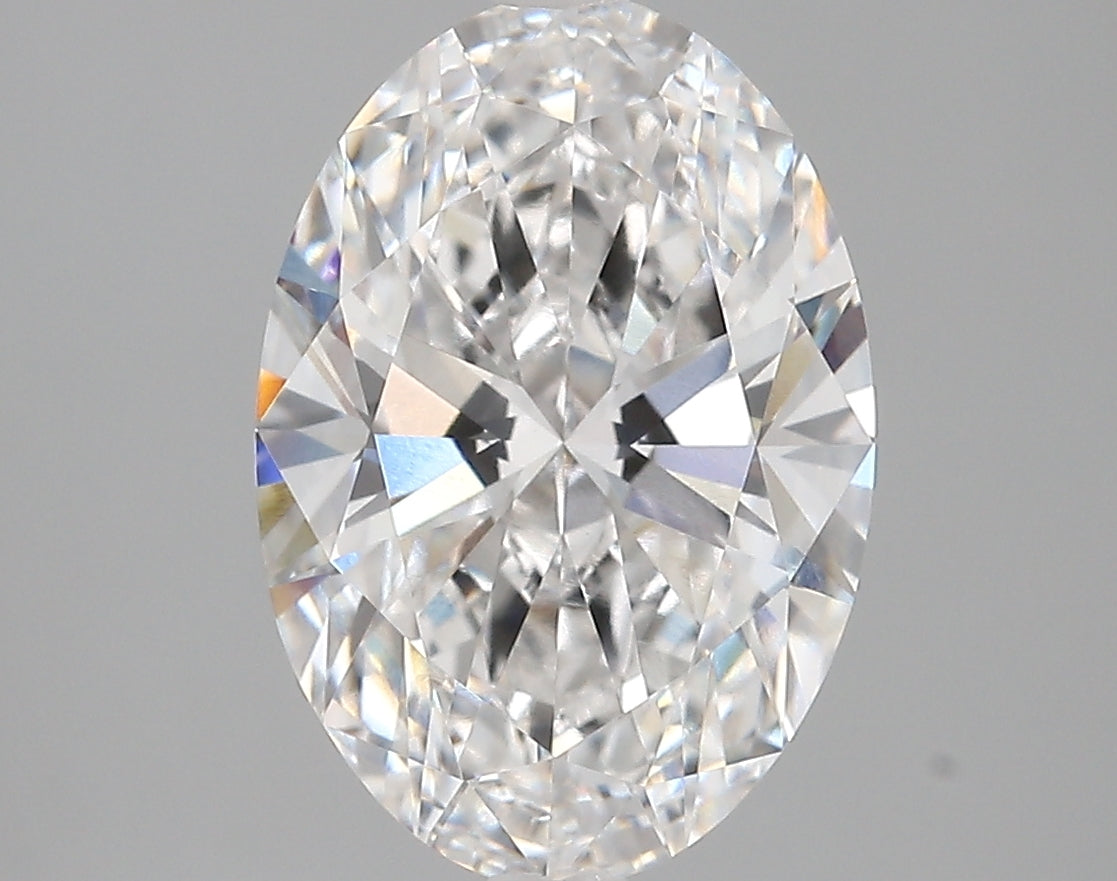 4.00 Carat Oval Shaped, Very Good Cut, E Color, VVS1 Clarity, IGI Certified Lab Grown Diamond