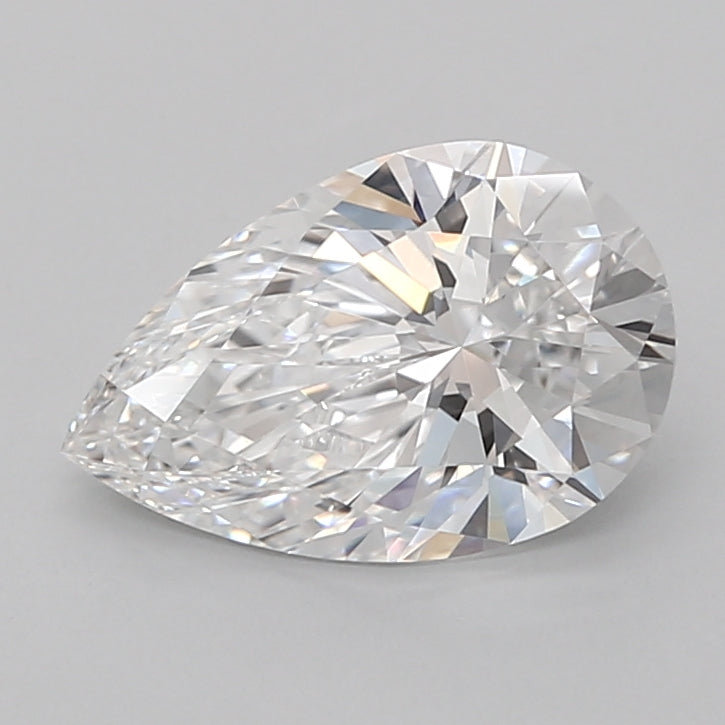 2.04 Carat Pear Shaped, Excellent Cut, E Color, VVS2 Clarity, IGI Certified Lab Grown Diamond