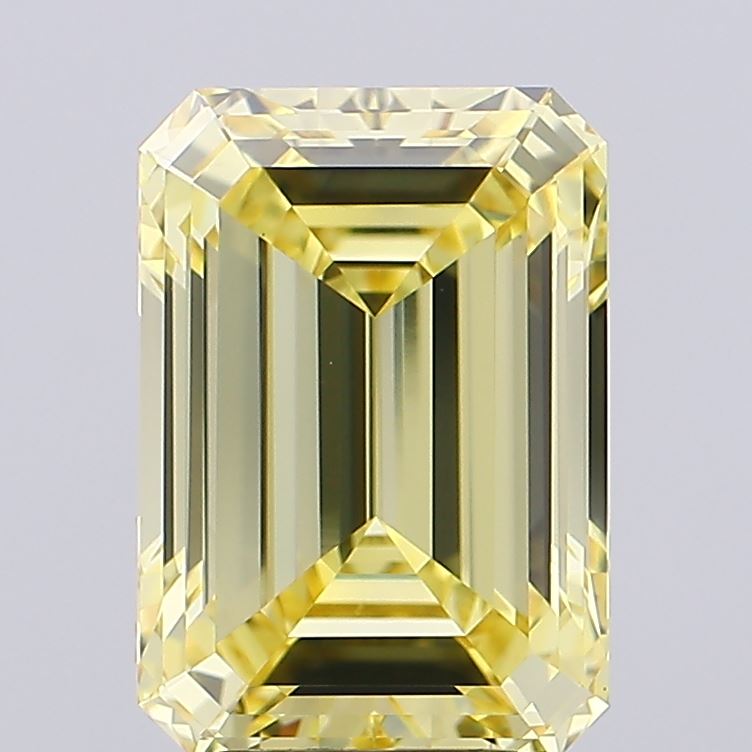 5.02 Carat Emerald Shaped, Ideal Cut, VS1 Clarity, IGI Certified Lab Grown Diamond