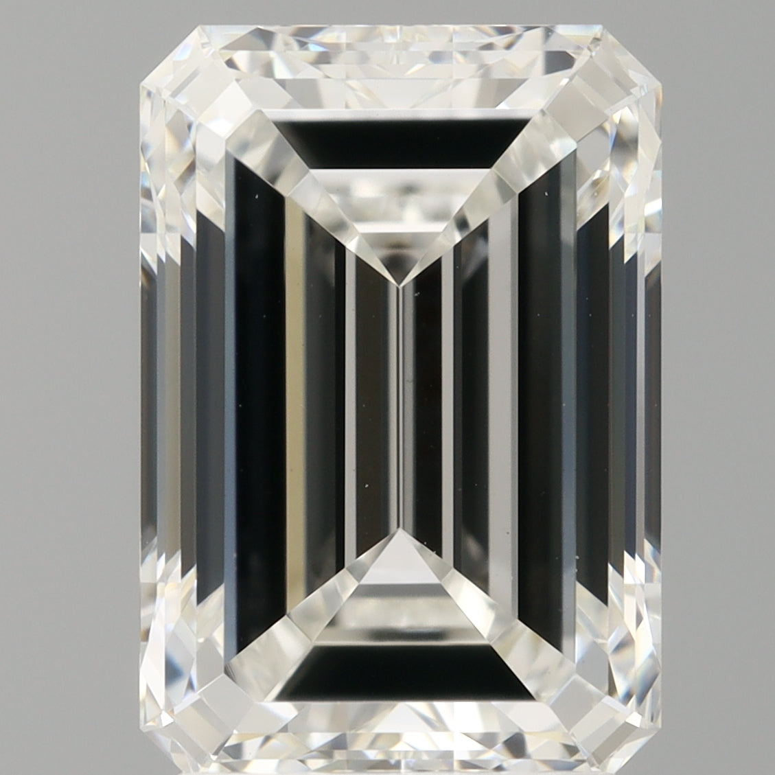 3.00 Carat Emerald Shaped, Ideal Cut, F Color, VVS2 Clarity, IGI Certified Lab Grown Diamond