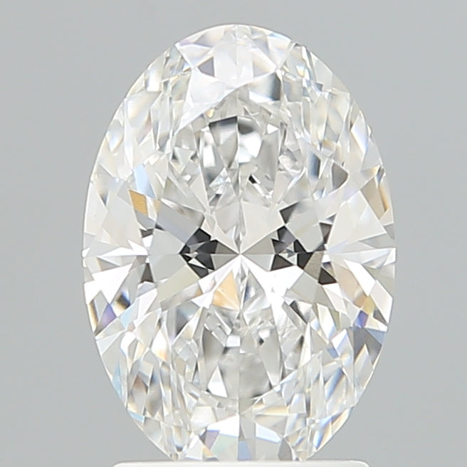 2.16 Carat Oval Shaped, Excellent Cut, D Color, VVS2 Clarity, IGI Certified Lab Grown Diamond