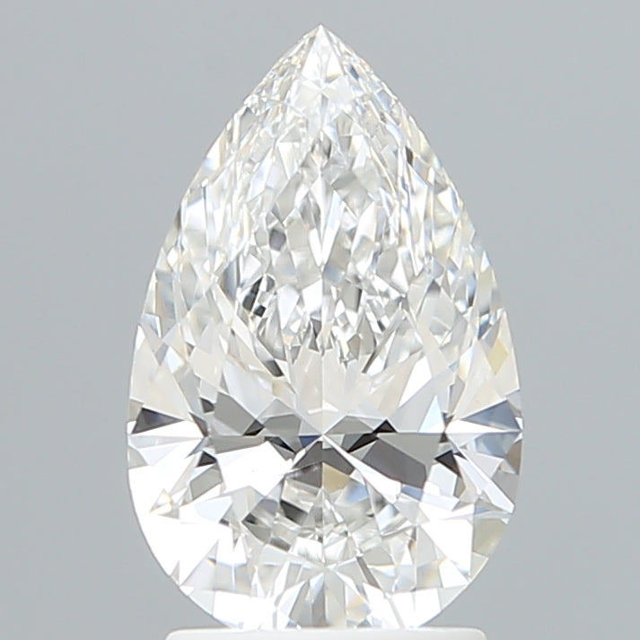 2.15 Carat Pear Shaped, Ideal Cut, E Color, VVS2 Clarity, IGI Certified Lab Grown Diamond