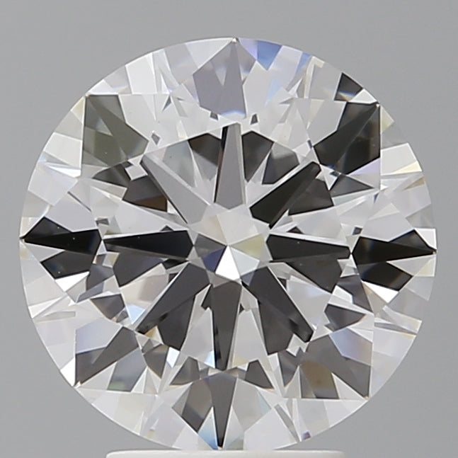 4.08 Carat Round Shaped, Ideal Cut, E Color, VVS2 Clarity, IGI Certified Lab Grown Diamond