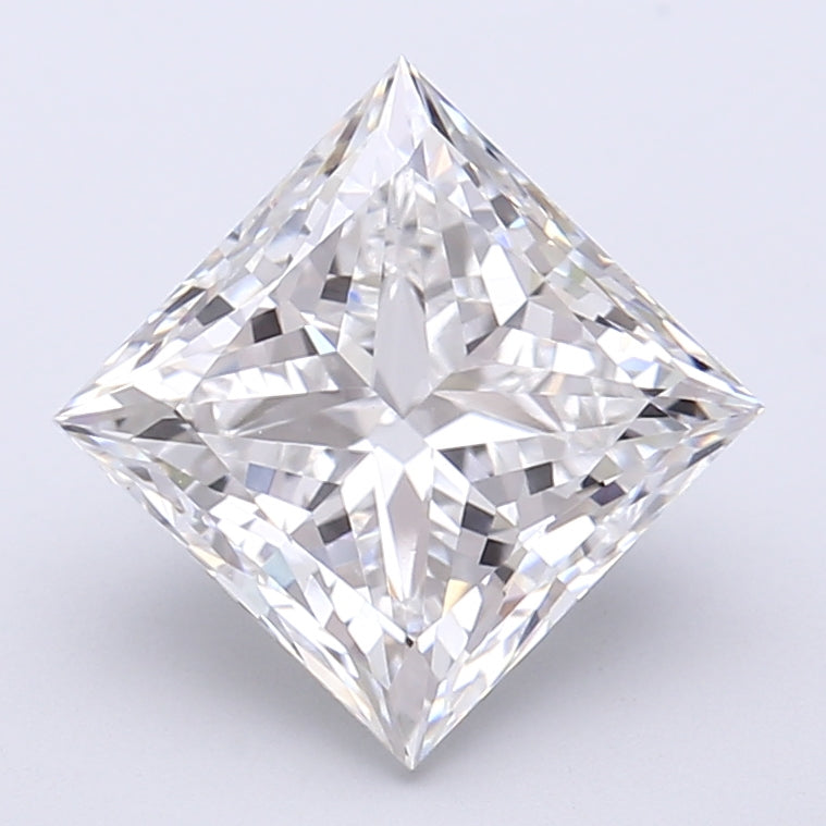 3.58 Carat Princess Shaped, Very Good Cut, E Color, VVS2 Clarity, IGI Certified Lab Grown Diamond