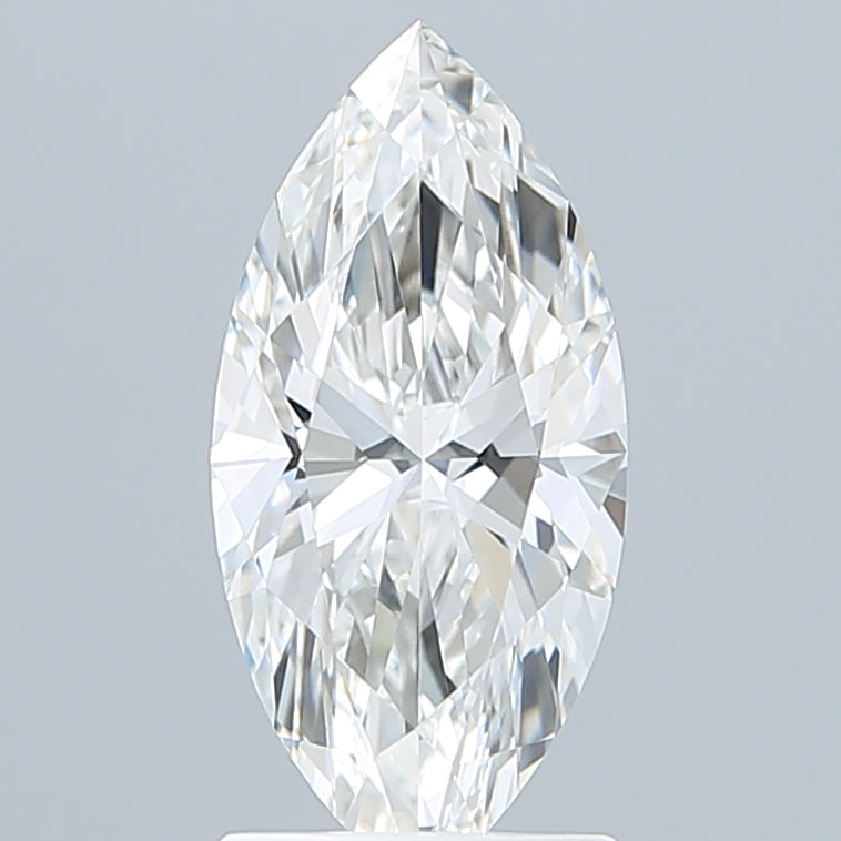 1.74 Carat Marquise Shaped, Ideal Cut, F Color, VVS2 Clarity, IGI Certified Lab Grown Diamond