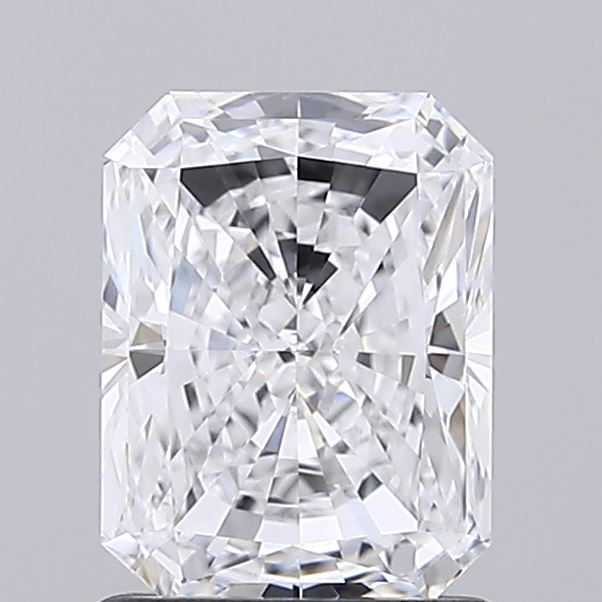 1.40 Carat Radiant Shaped, Ideal Cut, D Color, IF Clarity, GIA Certified Lab Grown Diamond