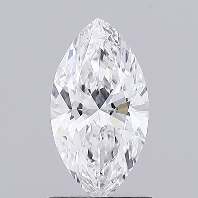 1.04 Carat Marquise Shaped, Ideal Cut, D Color, VVS2 Clarity, IGI Certified Lab Grown Diamond