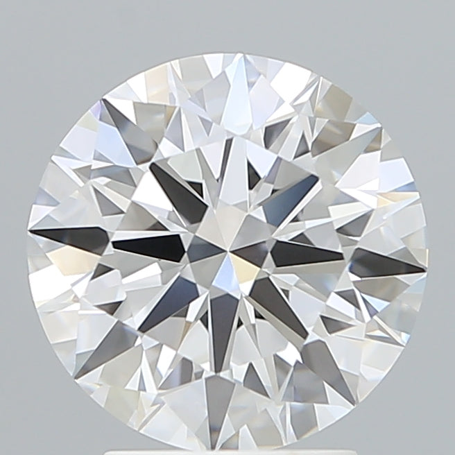 3.09 Carat Round Shaped, Ideal Cut, D Color, VVS2 Clarity, IGI Certified Lab Grown Diamond