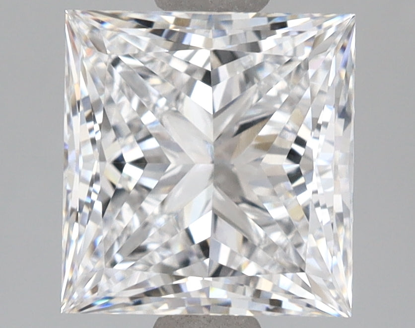 2.51 Carat Princess Shaped, Excellent Cut, D Color, VVS1 Clarity, IGI Certified Lab Grown Diamond
