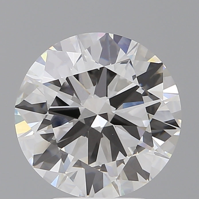 4.03 Carat Round Shaped, Excellent Cut, E Color, VVS2 Clarity, IGI Certified Lab Grown Diamond