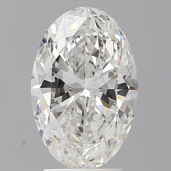 3.05 Carat Oval Shaped, Ideal Cut, F Color, VVS2 Clarity, IGI Certified Lab Grown Diamond