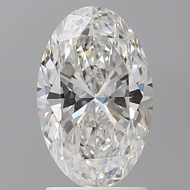 2.05 Carat Oval Shaped, Ideal Cut, E Color, VVS2 Clarity, IGI Certified Lab Grown Diamond