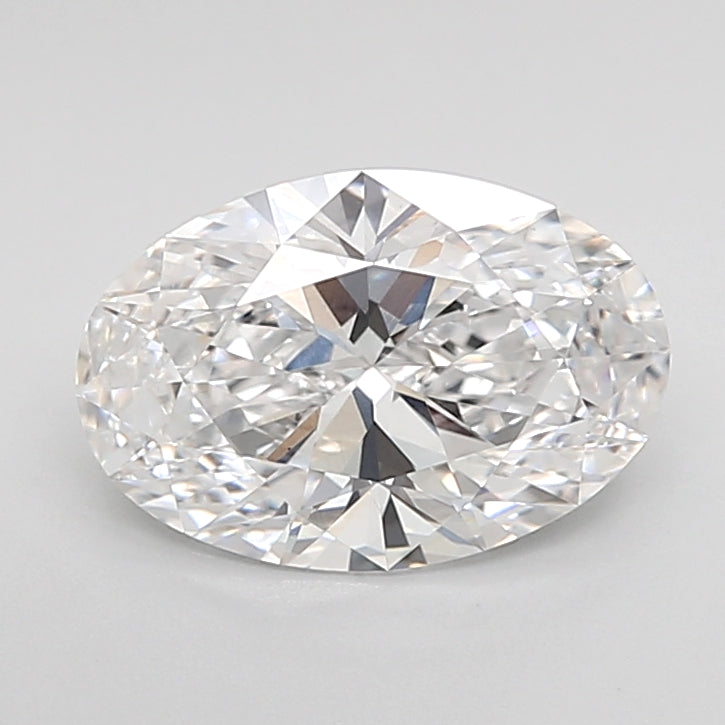 1.67 Carat Oval Shaped, Excellent Cut, D Color, VS1 Clarity, IGI Certified Lab Grown Diamond