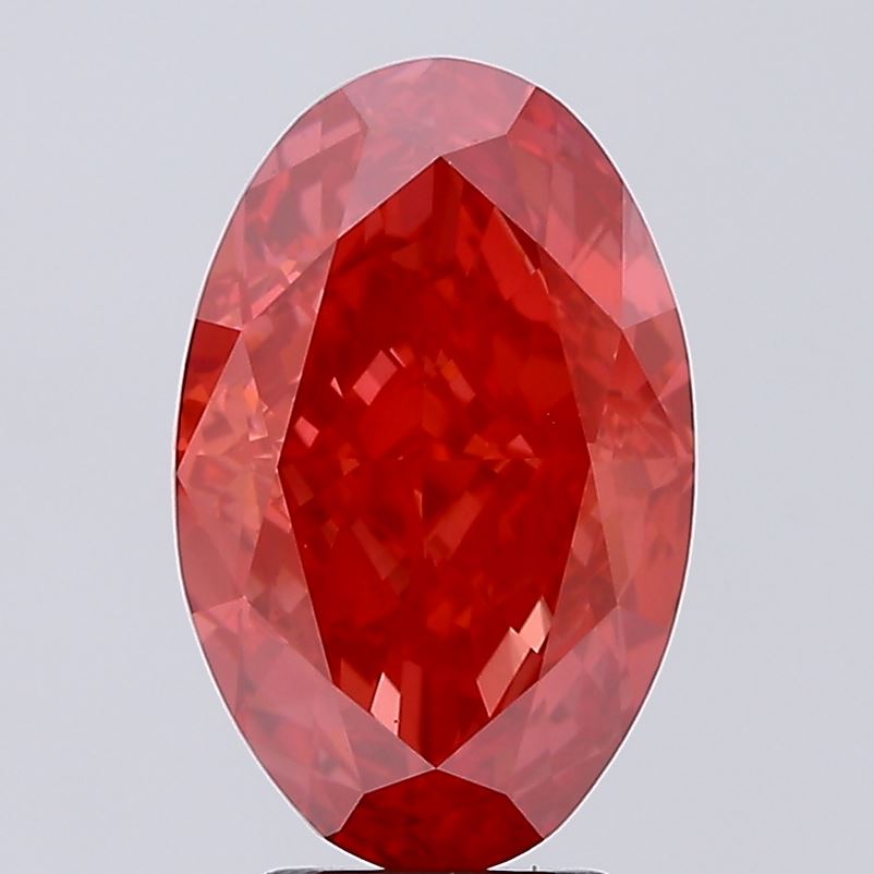5.40 Carat Oval Shaped, Excellent Cut, VS1 Clarity, IGI Certified Lab Grown Diamond