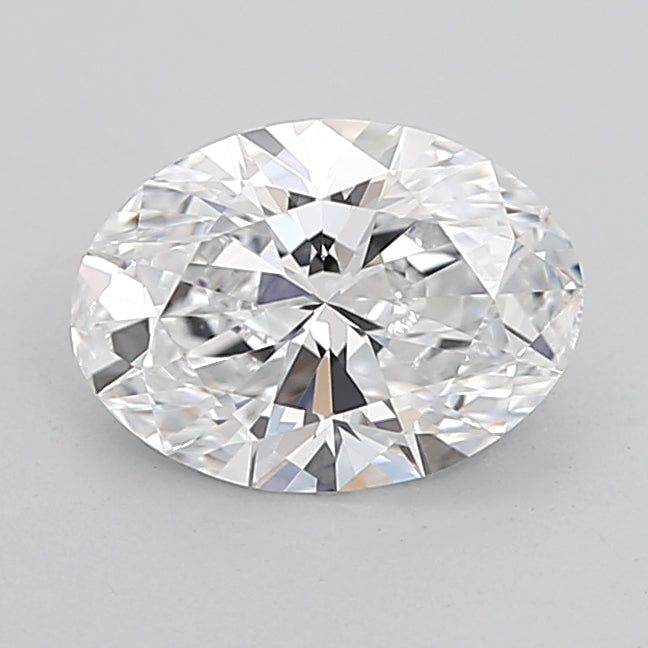 1.54 Carat Oval Shaped, Ideal Cut, D Color, VVS2 Clarity, IGI Certified Lab Grown Diamond