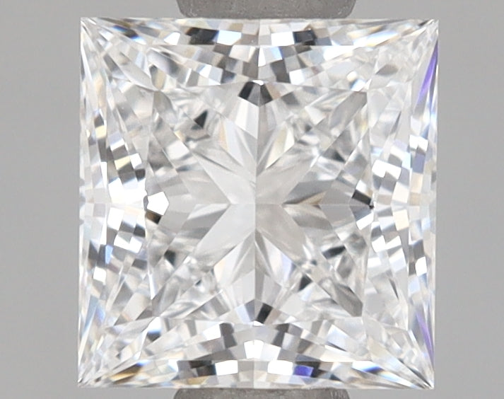 1.06 Carat Princess Shaped, Excellent Cut, D Color, VVS1 Clarity, IGI Certified Lab Grown Diamond