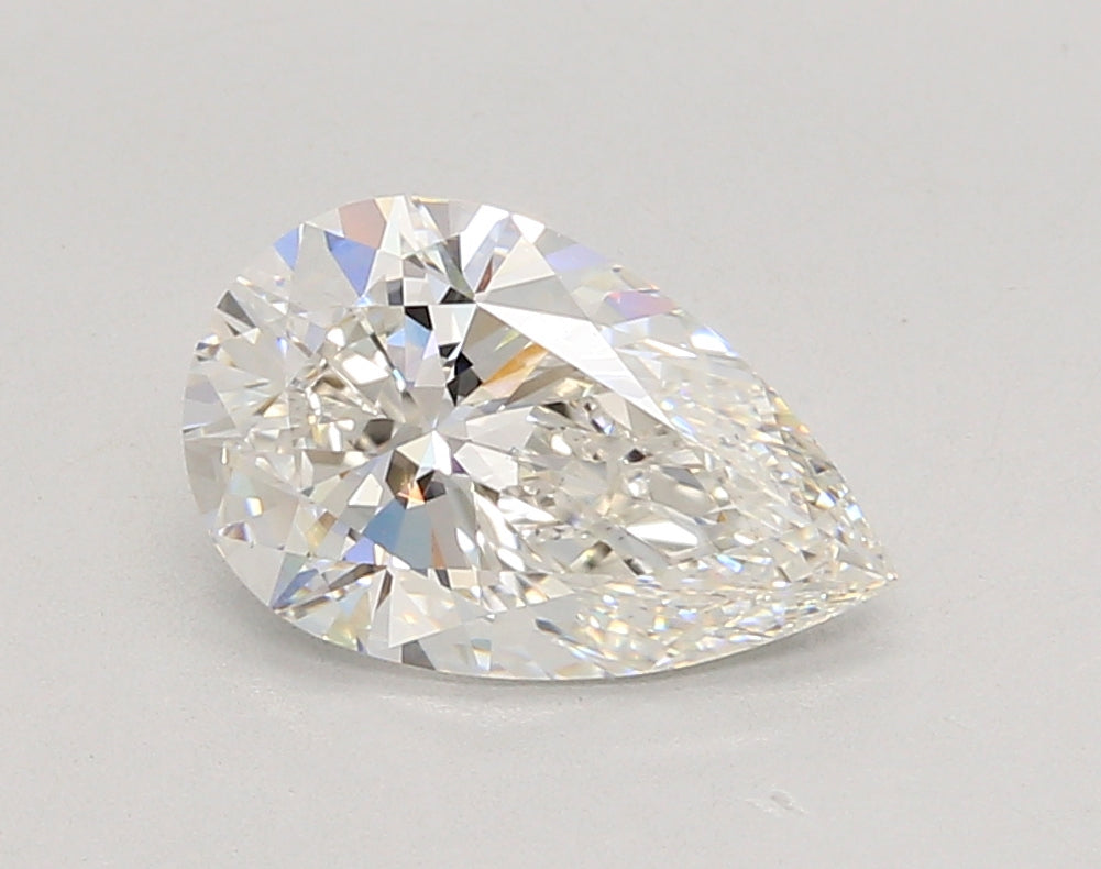 2.05 Carat Pear Shaped, Ideal Cut, F Color, VVS2 Clarity, IGI Certified Lab Grown Diamond