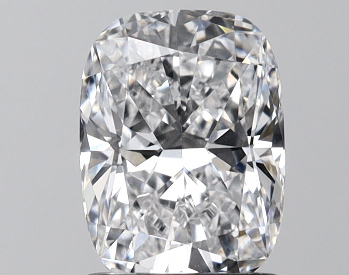 1.52 Carat Cushion Shaped, Ideal Cut, D Color, VVS2 Clarity, IGI Certified Lab Grown Diamond