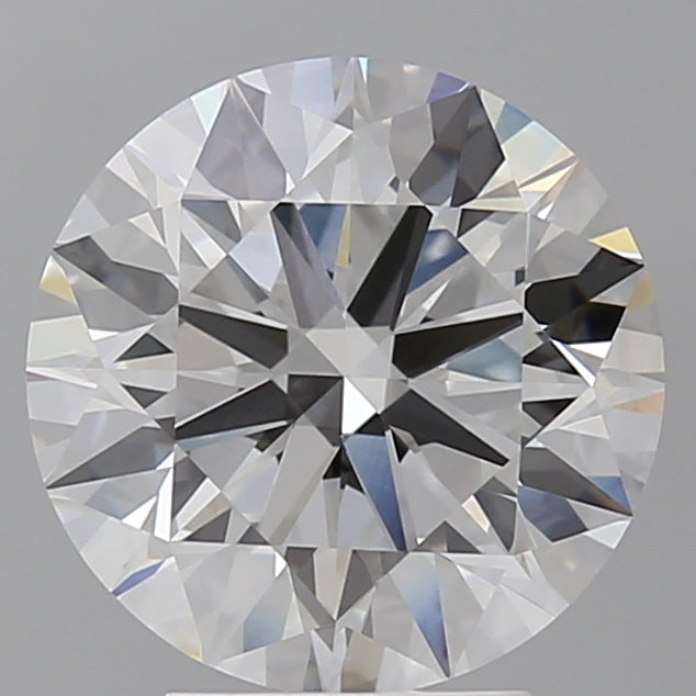 4.09 Carat Round Shaped, Ideal Cut, E Color, VVS2 Clarity, IGI Certified Lab Grown Diamond