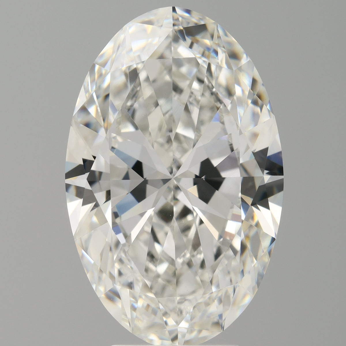 6.09 Carat Oval Shaped, Ideal Cut, F Color, VVS2 Clarity, IGI Certified Lab Grown Diamond