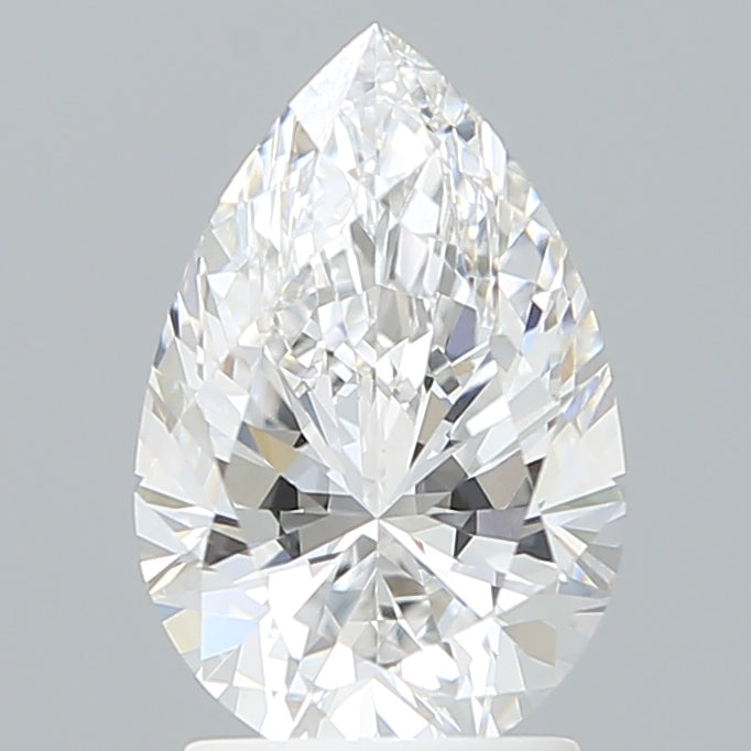 2.18 Carat Pear Shaped, Ideal Cut, E Color, VVS2 Clarity, IGI Certified Lab Grown Diamond