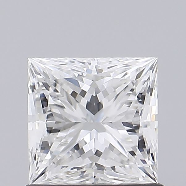 1.01 Carat Princess Shaped, Ideal Cut, E Color, VVS2 Clarity, IGI Certified Lab Grown Diamond