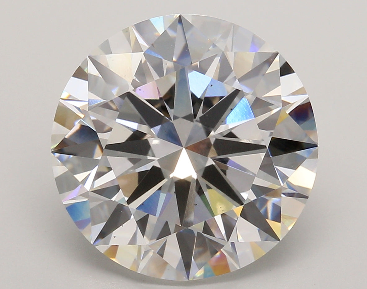 8.71 Carat Round Shaped, Excellent Cut, F Color, VS2 Clarity, IGI Certified Lab Grown Diamond