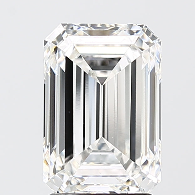 3.05 Carat Emerald Shaped, Ideal Cut, E Color, VS1 Clarity, IGI Certified Lab Grown Diamond