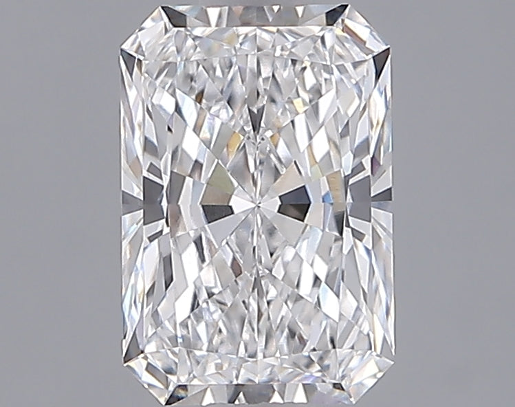 1.55 Carat Radiant Shaped, Ideal Cut, E Color, VVS1 Clarity, IGI Certified Lab Grown Diamond