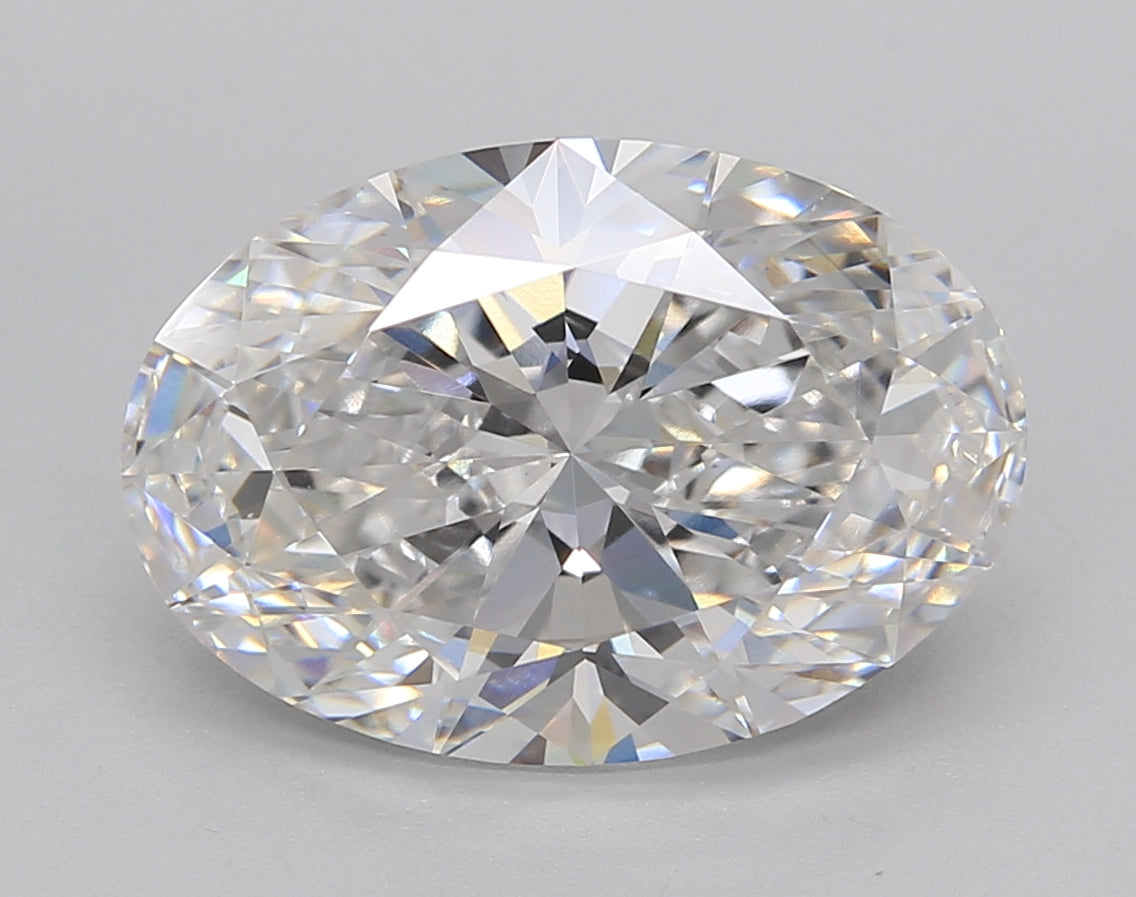 5.01 Carat Oval Shaped, Ideal Cut, E Color, VS1 Clarity, IGI Certified Lab Grown Diamond