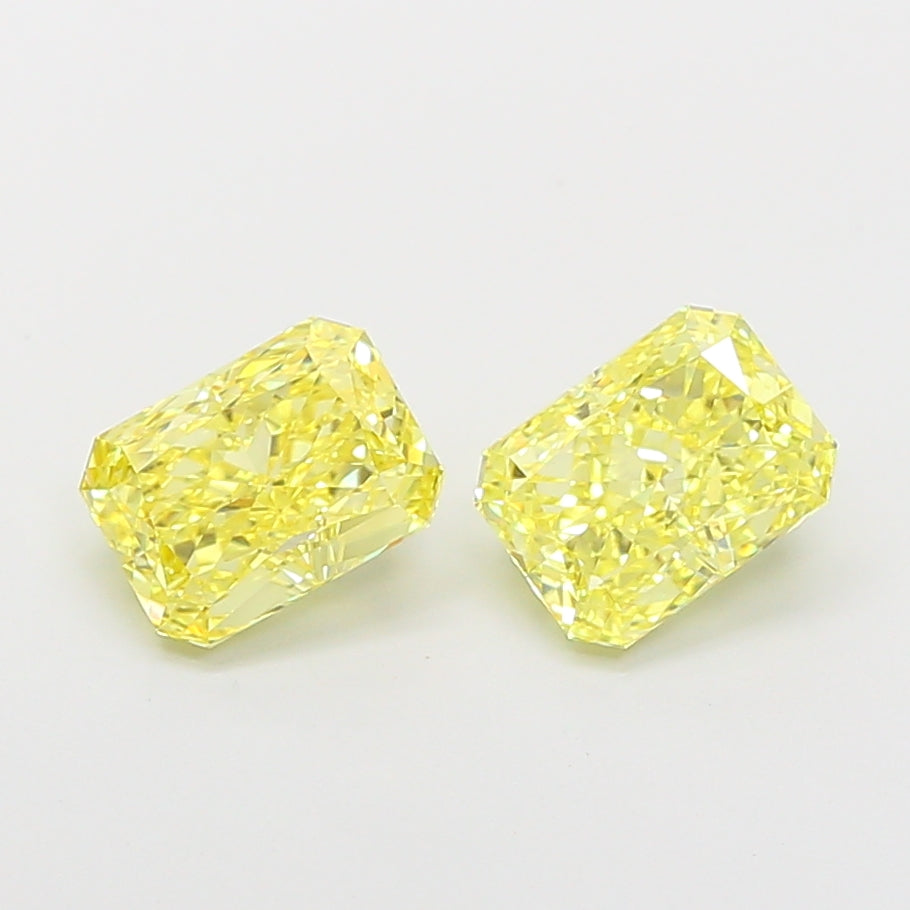 1.10 Carat Radiant Shaped, Excellent Cut, VVS2 Clarity, IGI Certified Lab Grown Diamond
