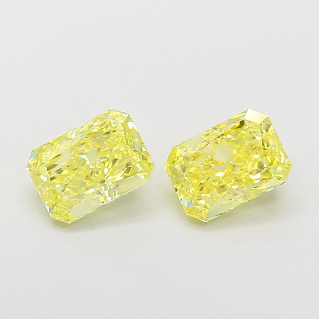 1.53 Carat Radiant Shaped, Excellent Cut, VVS2 Clarity, IGI Certified Lab Grown Diamond