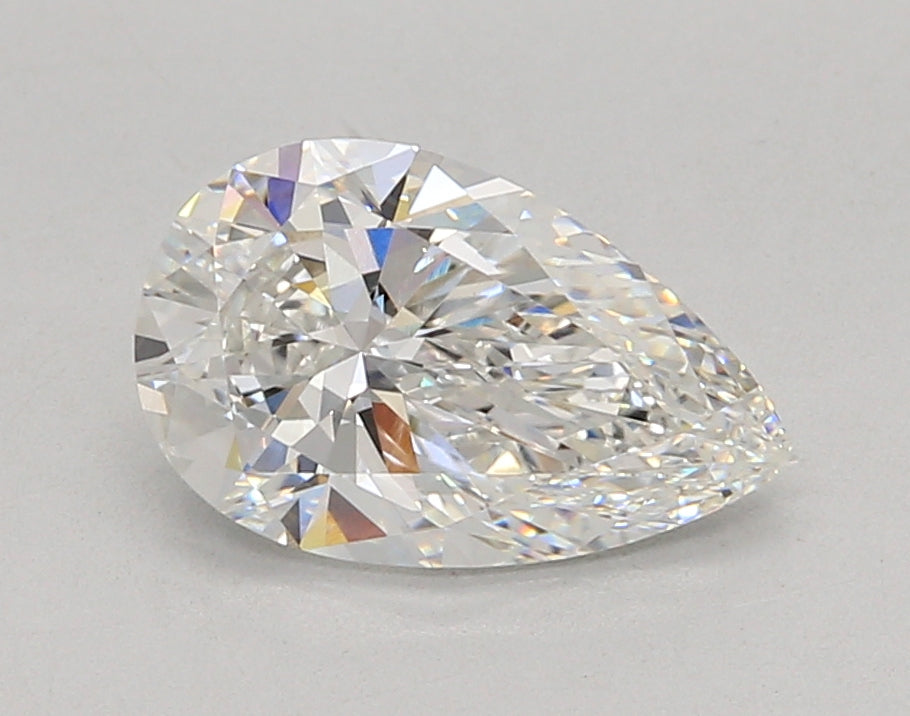 2.02 Carat Pear Shaped, Ideal Cut, E Color, VVS1 Clarity, IGI Certified Lab Grown Diamond