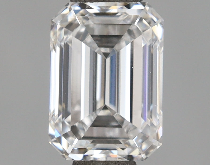 1.15 Carat Emerald Shaped, Ideal Cut, E Color, VVS1 Clarity, IGI Certified Lab Grown Diamond