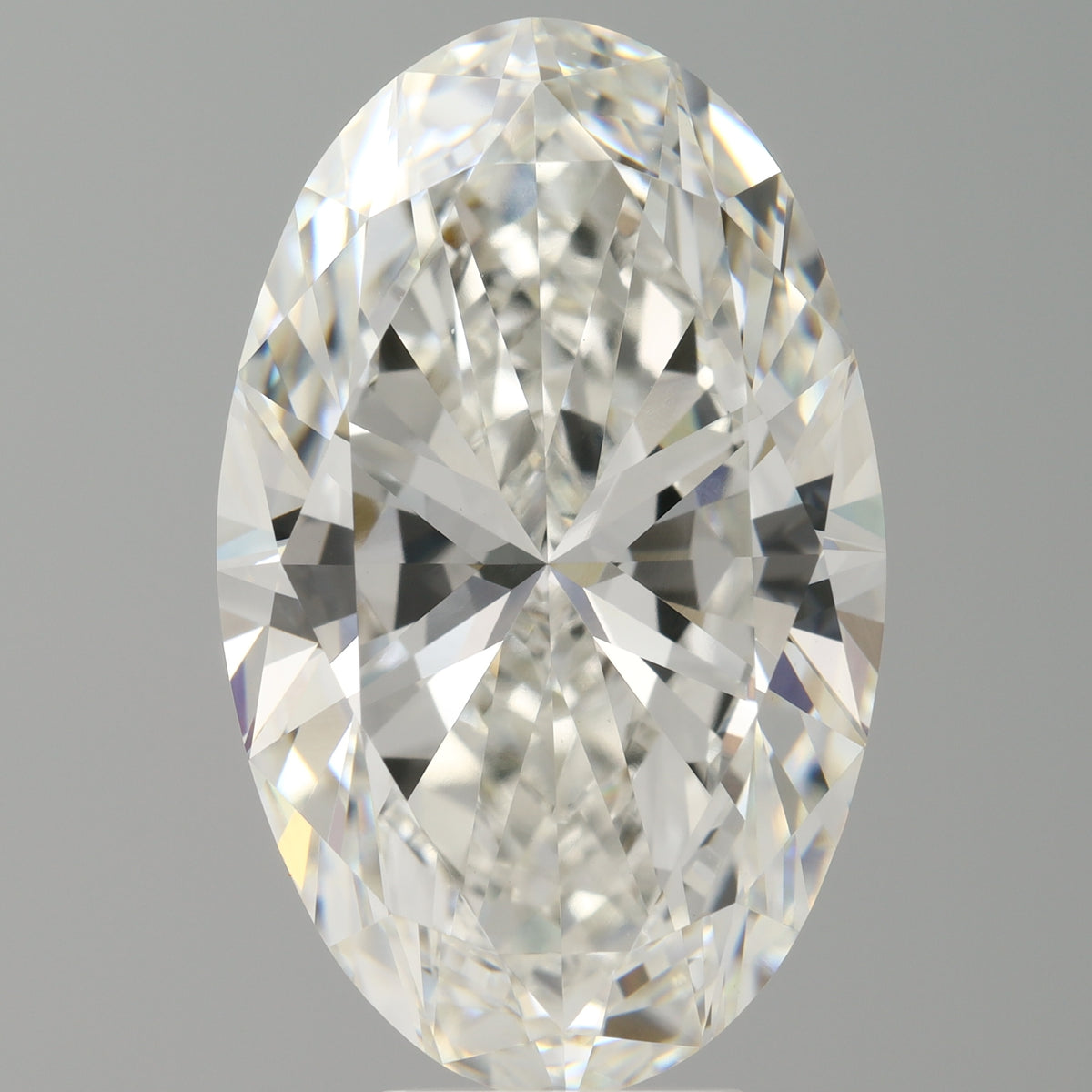 8.09 Carat Oval Shaped, Ideal Cut, F Color, VVS2 Clarity, IGI Certified Lab Grown Diamond