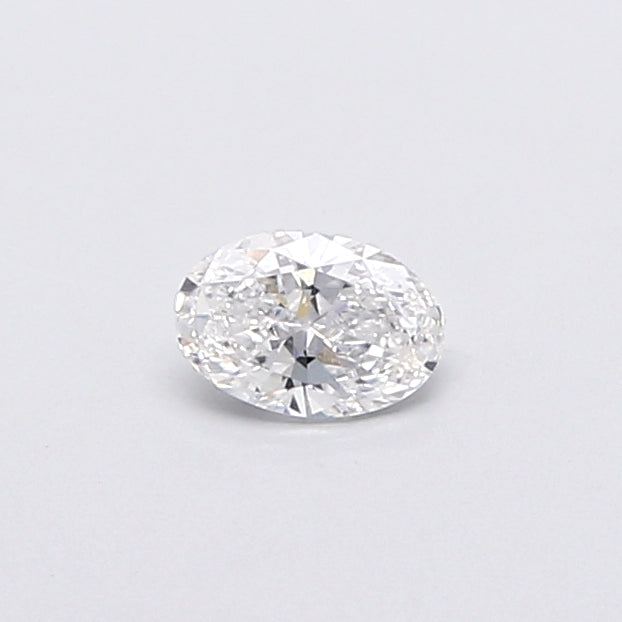 0.40 Carat Oval Shaped, Very Good Cut, D Color, VVS2 Clarity, IGI Certified Lab Grown Diamond