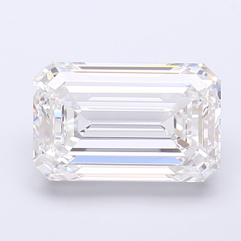 3.80 Carat Emerald Shaped, Very Good Cut, E Color, VS1 Clarity, IGI Certified Lab Grown Diamond