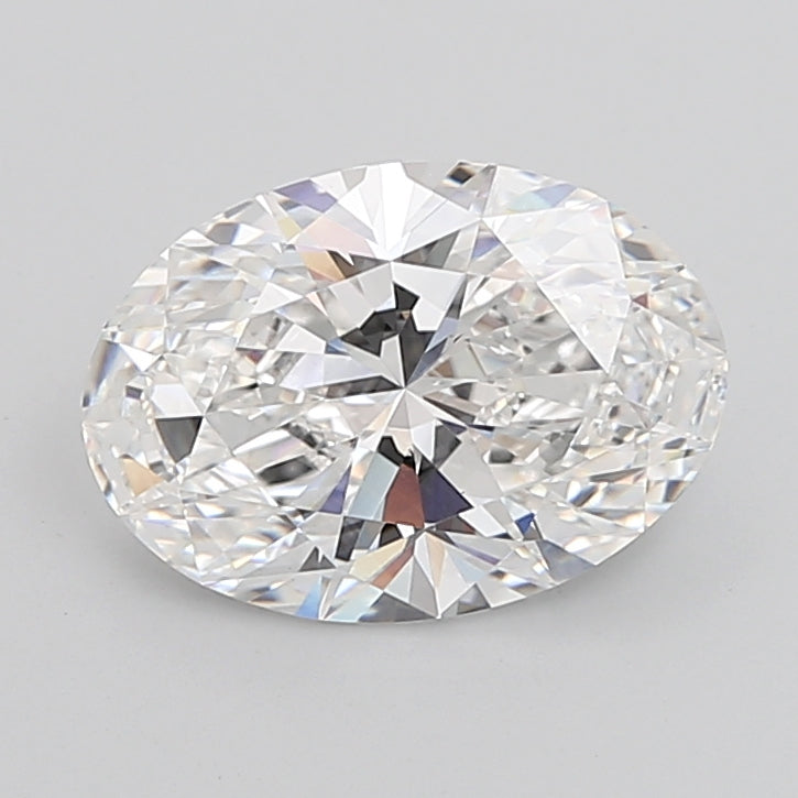 5.06 Carat Oval Shaped, Ideal Cut, E Color, VVS2 Clarity, IGI Certified Lab Grown Diamond