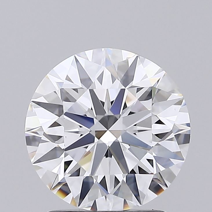 2.01 Carat Round Shaped, Ideal Cut, D Color, FL Clarity, IGI Certified Lab Grown Diamond