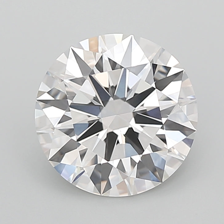 6.06 Carat Round Shaped, Ideal Cut, F Color, VVS2 Clarity, IGI Certified Lab Grown Diamond