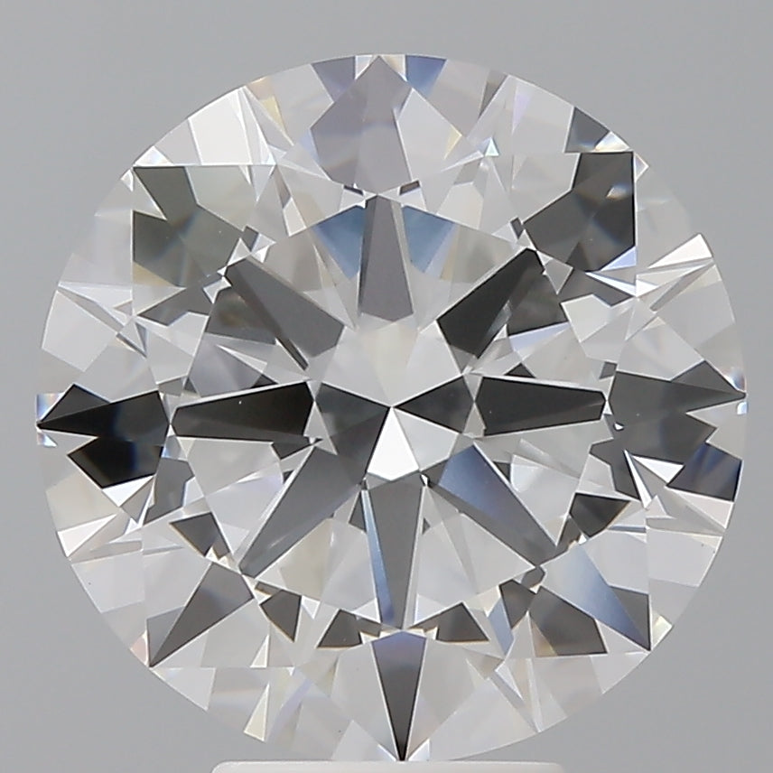 6.10 Carat Round Shaped, Excellent Cut, E Color, VVS2 Clarity, IGI Certified Lab Grown Diamond