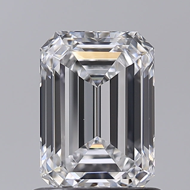 1.01 Carat Emerald Shaped, Excellent Cut, D Color, VVS1 Clarity, IGI Certified Lab Grown Diamond